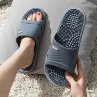 Non-Slip Massage Sole Slides — Cushioned Bathroom & Pool Sandals for Men & Women