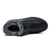 Non-slip winter leather boots