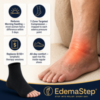 EdemaStep — The Compression Sock Built Specifically For Lymphatic Edema